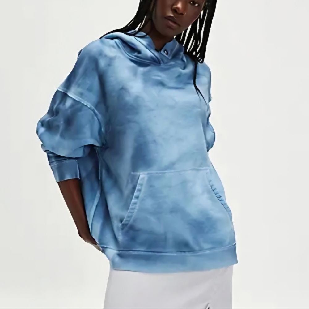 Free People We The Free Your Favorite Washed Hoodie Blissful Blue Combo